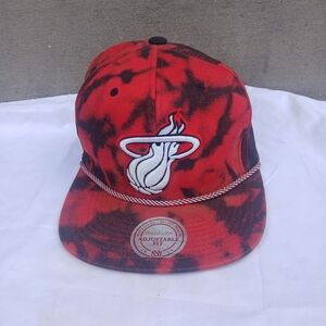 Hot Lava Miami Heat Red and Black Adjustable Hat, Rare Edition #67